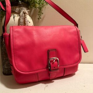 Coach Leather Hadley Crossbody Bag, Rare Color AUTHENTIC EUC